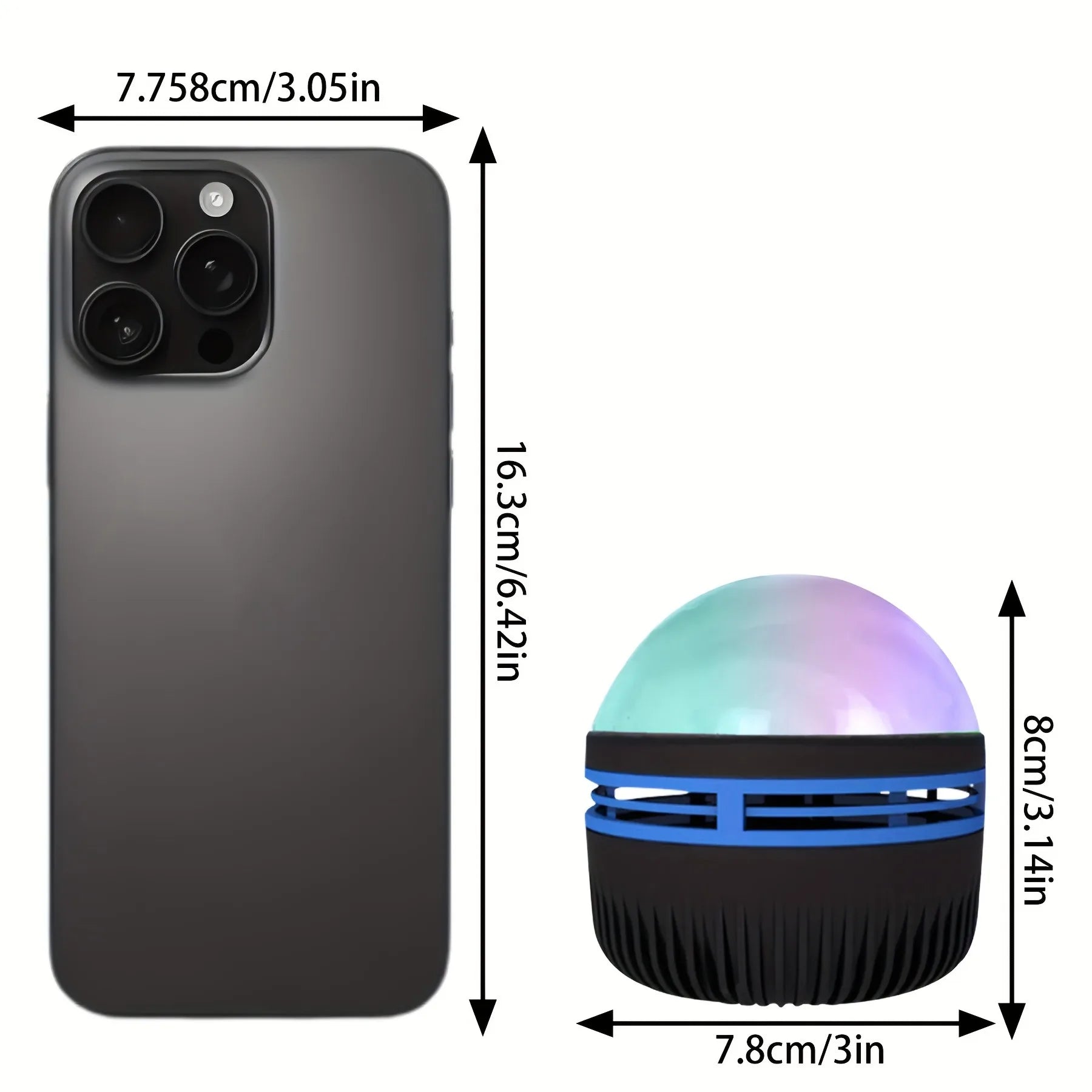 Northern Lights Galaxy Projector – LED Aurora Night Light