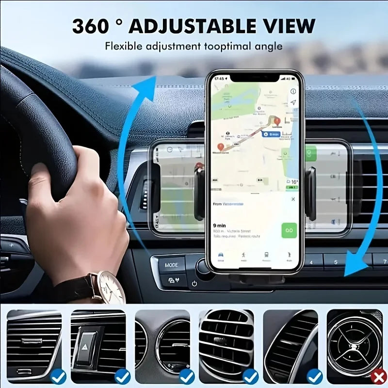 Universal Car Phone Holder – Air Vent Mount Smartphone Stand